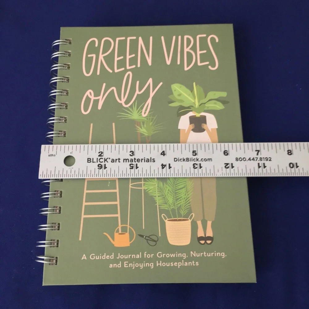 Green Vibes Only Guided Houseplant Journal